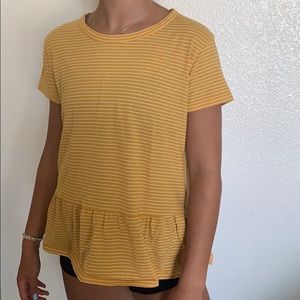 yellow shirt